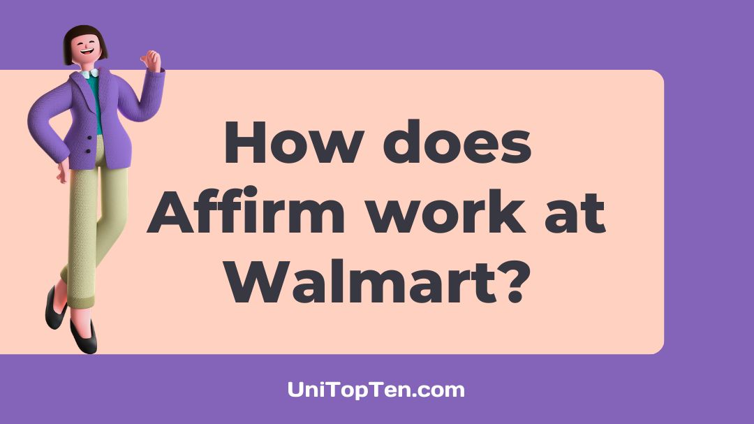 How does Affirm work at Walmart