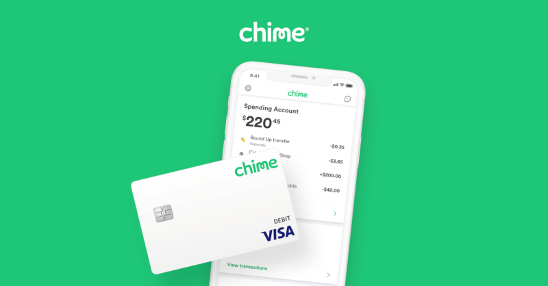 Chime App and debit card
