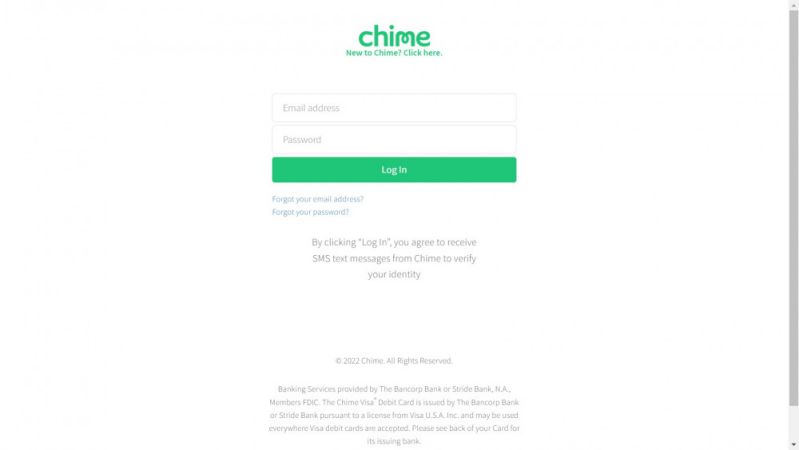 Chime Mobile Login