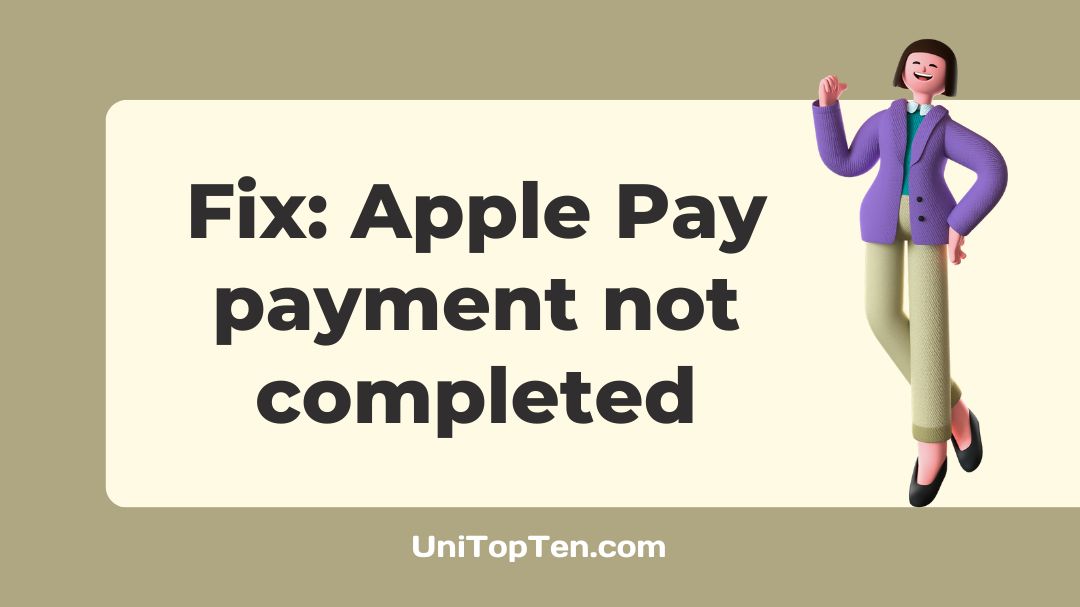 Fix Apple Pay payment not completed