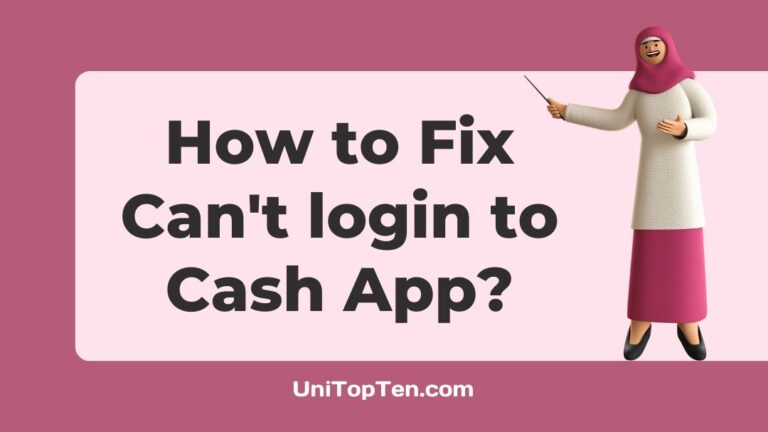 Fix Can't login to Cash App