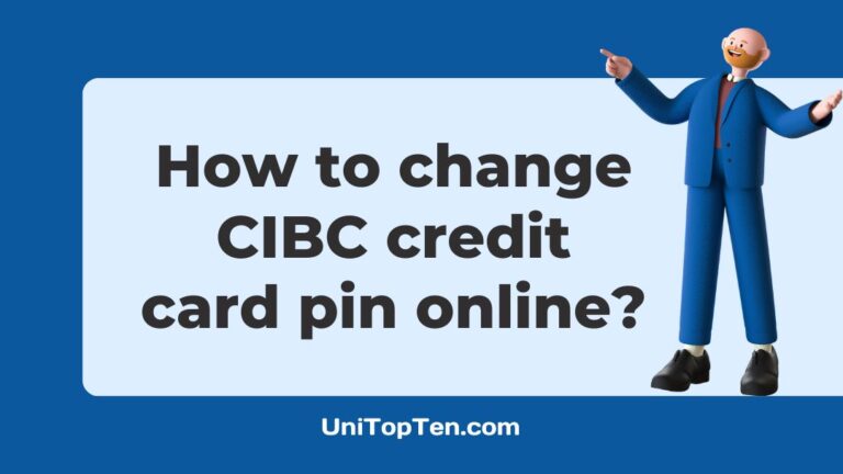 How to change CIBC credit card pin online