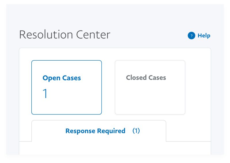 resolution center in paypal