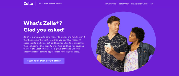 Zelle Home Page