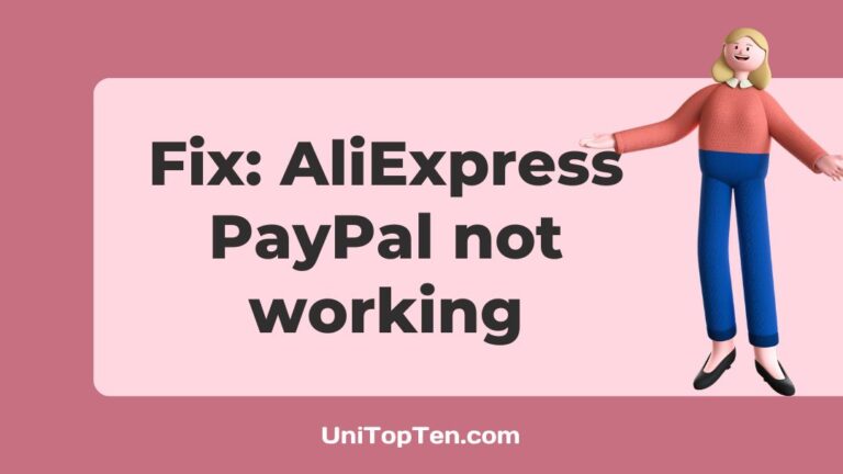 AliExpress PayPal not working