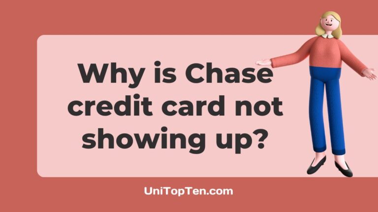 Chase credit card not showing up online