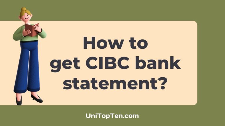 How to get CIBC bank statement