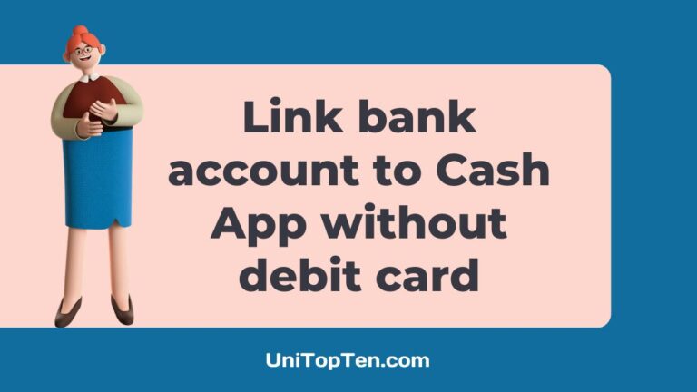 Link bank account to Cash App without debit card