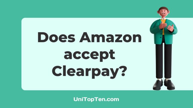 Does Amazon accept Clearpay