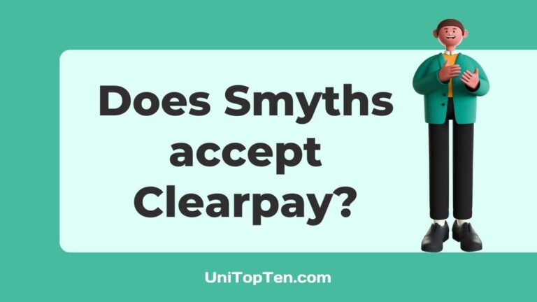 Does Smyths accept Clearpay