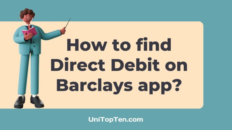 How to find direct debit on Barclays app