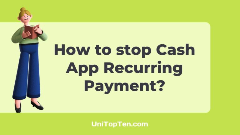 How to stop Cash App Recurring Payment