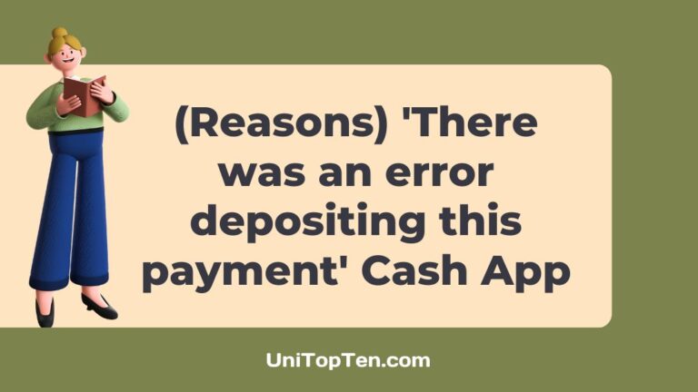 There was an error depositing this payment
