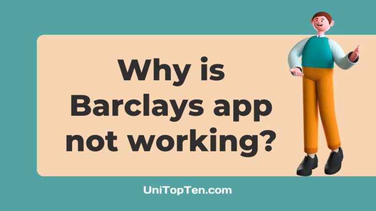 Barclays app not working