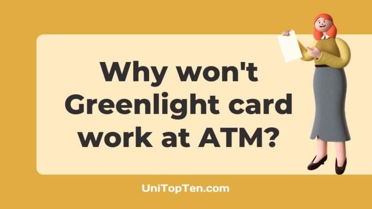 Why won't my Greenlight card work at the ATM