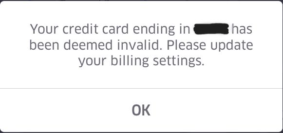update billing settings