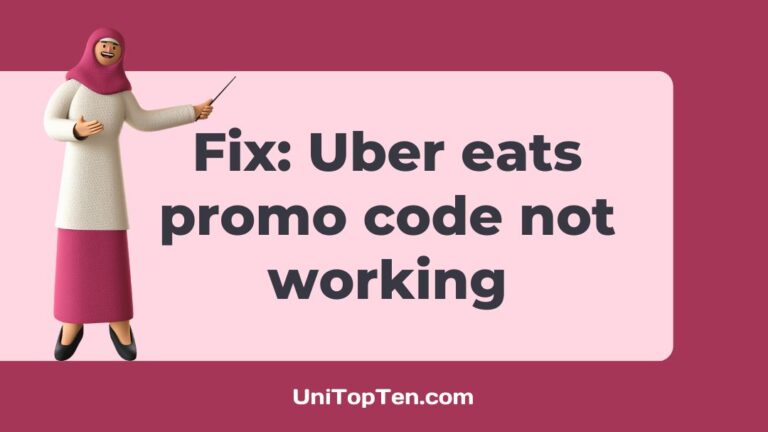 Uber eats promo code not working