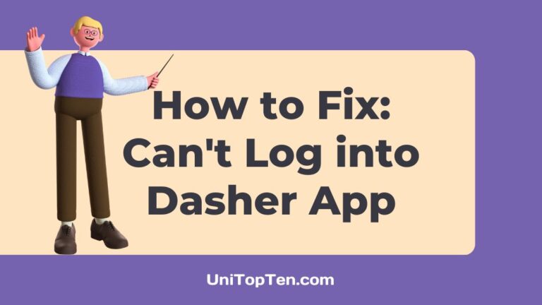 Fix Can't Log into Dasher