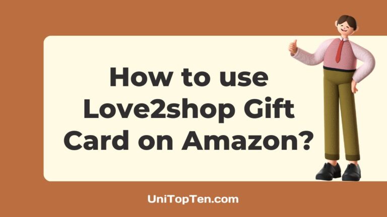 How to use Love2shop Gift Card on Amazon