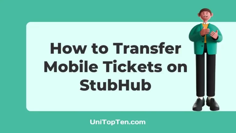 How to Transfer Mobile Tickets on StubHub