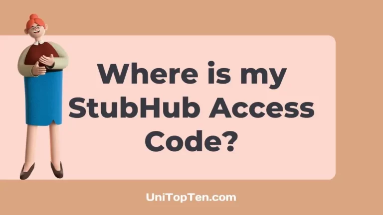 Where is my StubHub Access Code