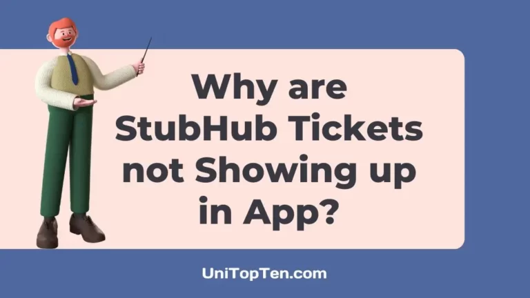 Why are my StubHub Tickets not Showing up in App