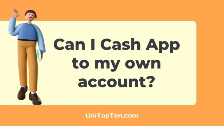 Can I Cash App Myself