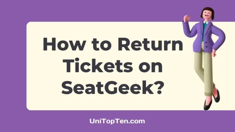 How to Return Tickets on SeatGeek