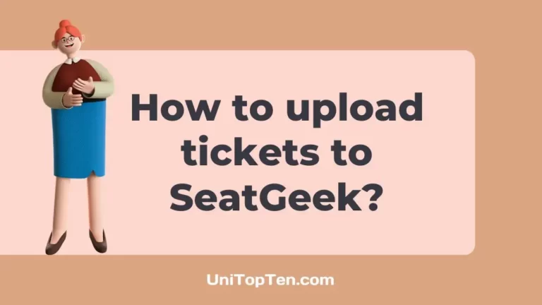 How to upload tickets to SeatGeek