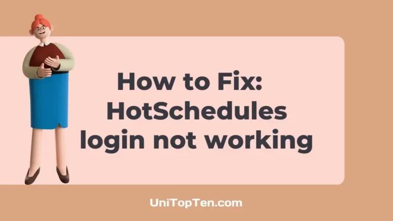 Fix HotSchedules login not working