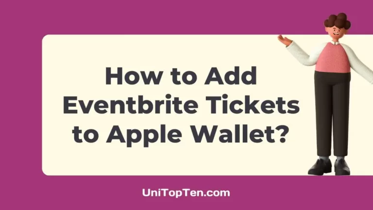 How to Add Eventbrite Tickets to Apple Wallet