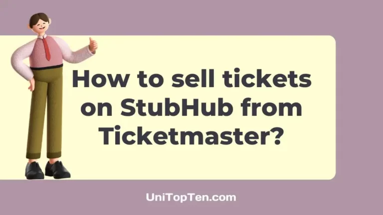 How to sell tickets on StubHub from Ticketmaster
