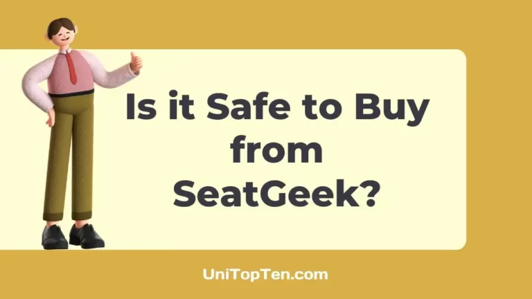 Is it Safe to Buy from SeatGeek