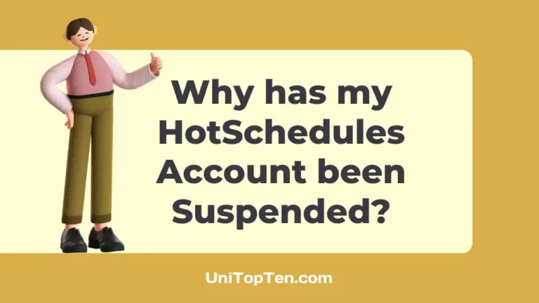 y HotSchedules Account been Suspended
