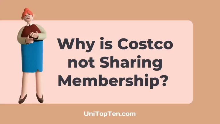 Why is Costco not Sharing Membership
