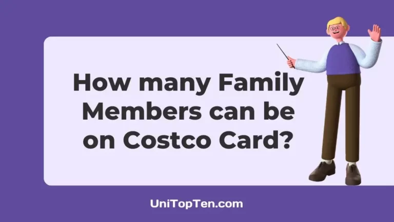 How many Family Members can be on a Costco Card