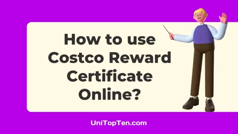 How to use Costco Reward Certificate Online