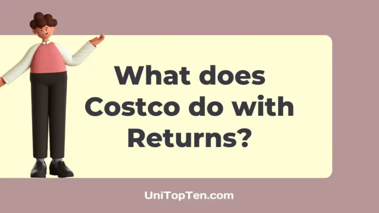 What does Costco do with Returns