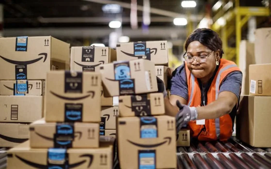 Amazon warehouse worker