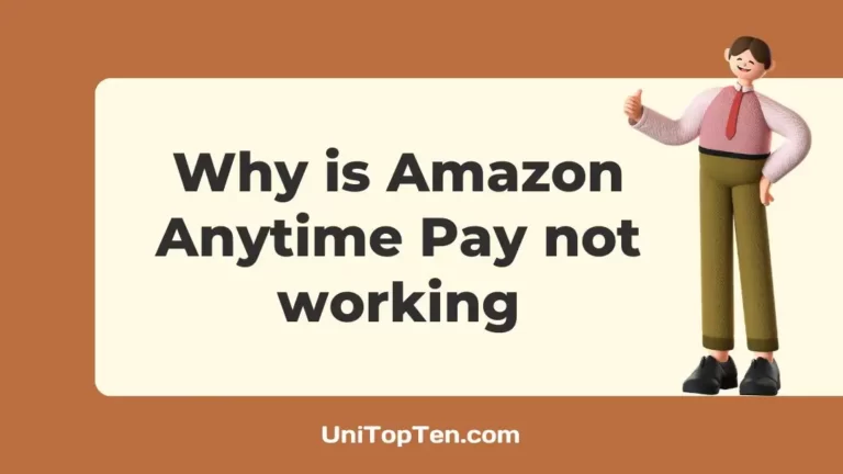 Why is Amazon Anytime Pay not working